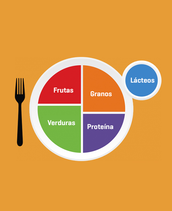 Good nutrition plate