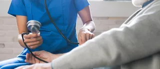 Treating patient in their own home