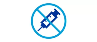 no needles icon