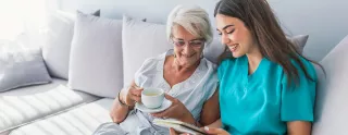 grand-ma and nurse