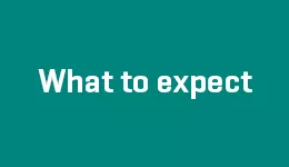 What to expect