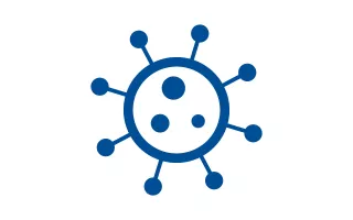 Virus outline illustration