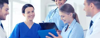 Nurses working together