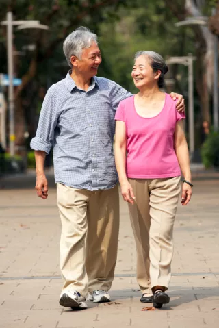 couple walking