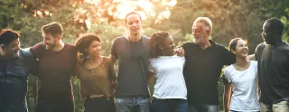 Mixed group of people