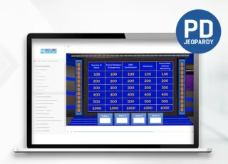 Interactive learning screen
