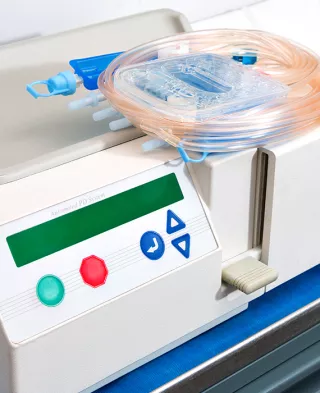 Photo of at home dialysis machine
