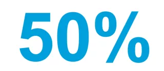 50%