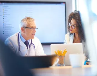 Healthcare Professionals in discussion